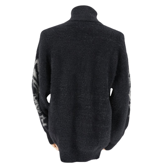 Suéter Mohair Brushed Cardigan