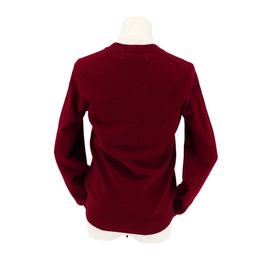 Suéter Comme des Garçons Cardigan Black Heart Patch PLAY