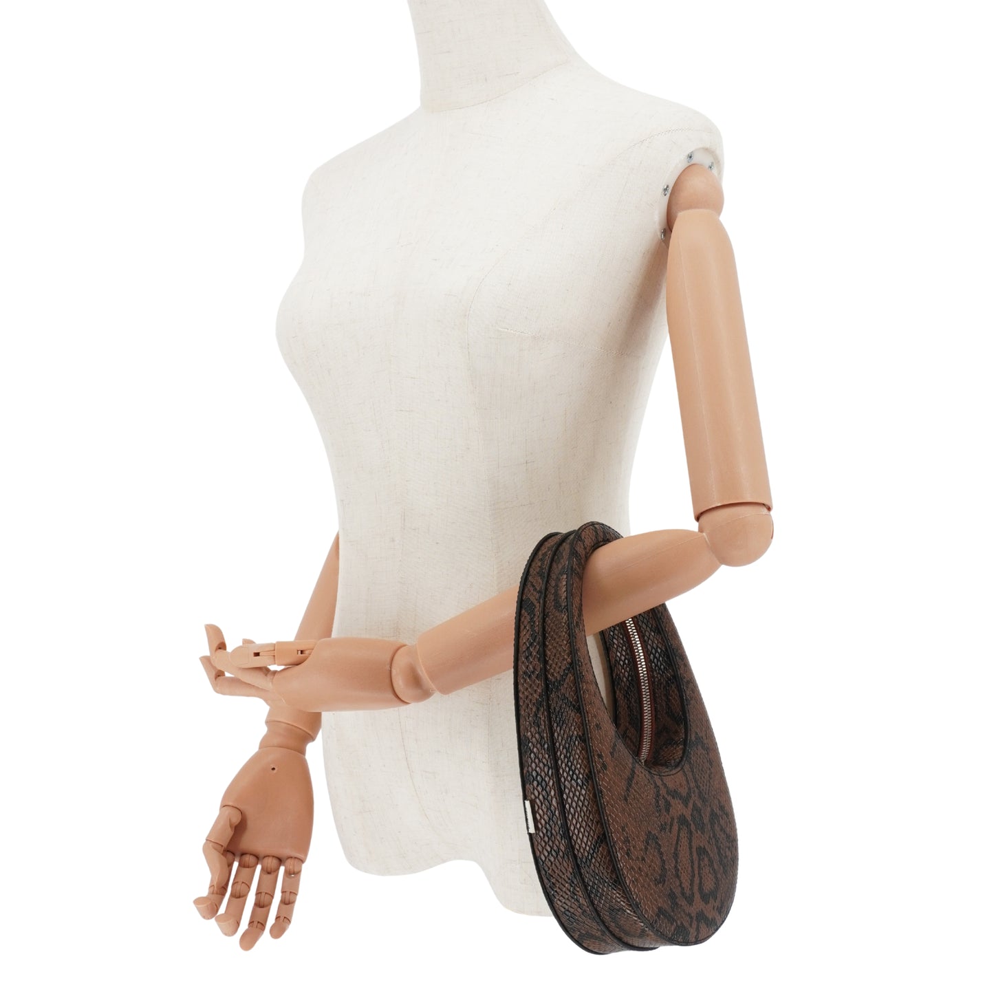 Bolsa Coperni Snakeprint Egg Bag