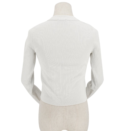 Sueter Diesel RIbbed Blanco