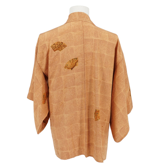 Kimono HAORI Vintage Amarillo Japanese Style