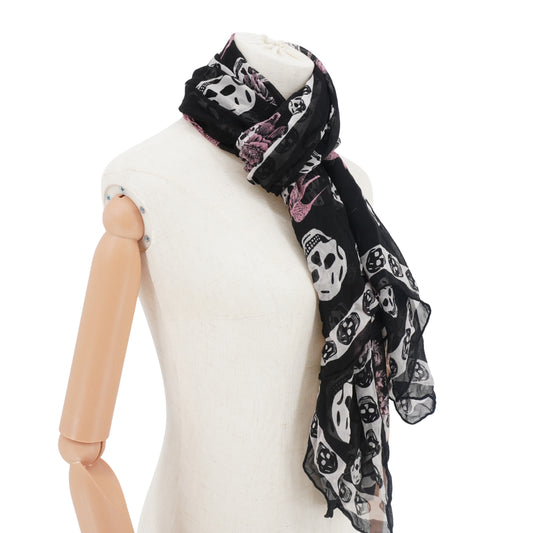 Bufanda Alexander McQueen Mascada Skeletor