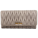 Cartera Miu Miu Matelassé Gris