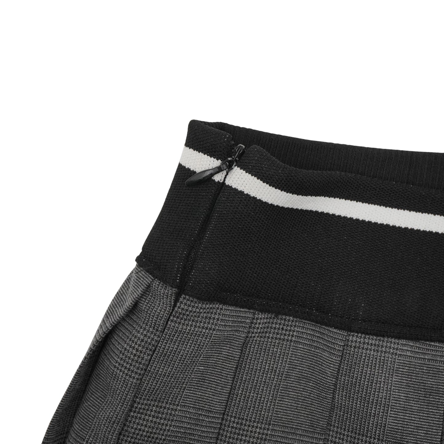 Falda Miu Miu Plisada Gris