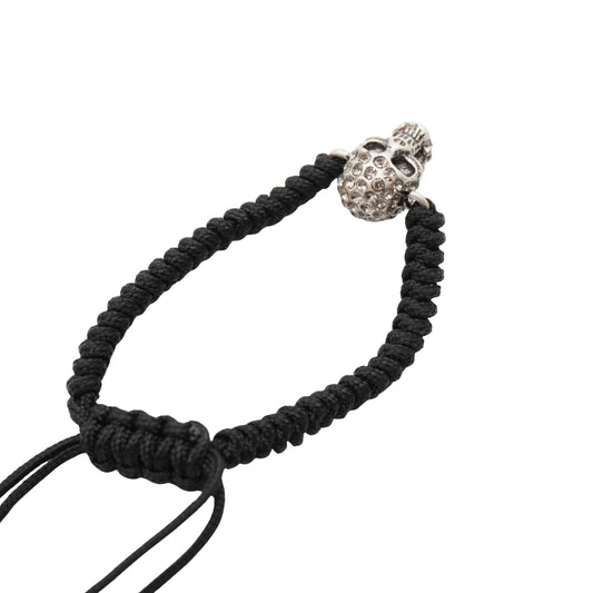 Pulsera Alexander McQueen Calavera Hueso Cuerda .925