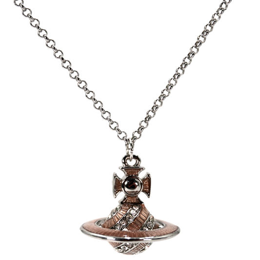 Collar Vivienne Westwood Saturn Plateado