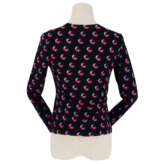 Playera Marine Serre Long Sleeve Blue And Pink
