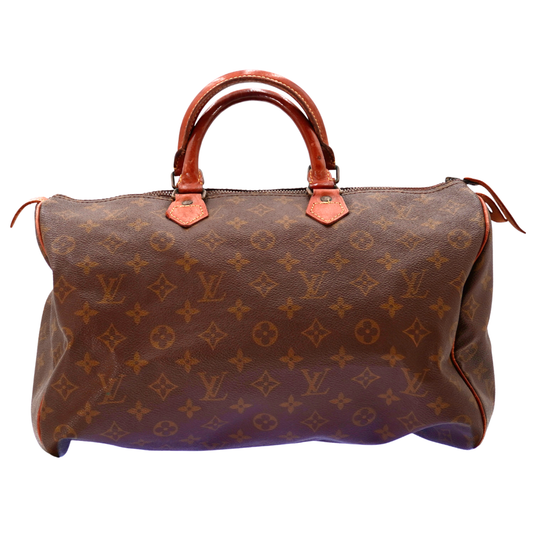 Bolsa Louis Vuitton Speedy Duffle 35 Brown Canvas Monogram