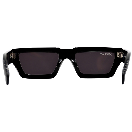 Lentes Off White Rectangular Negro