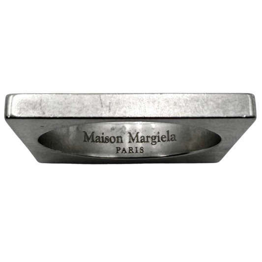 Anillo Maison Margiela Square Plateado