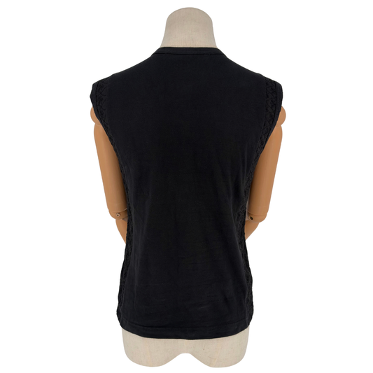 Blusa Junya Watanabe Crochet Negro