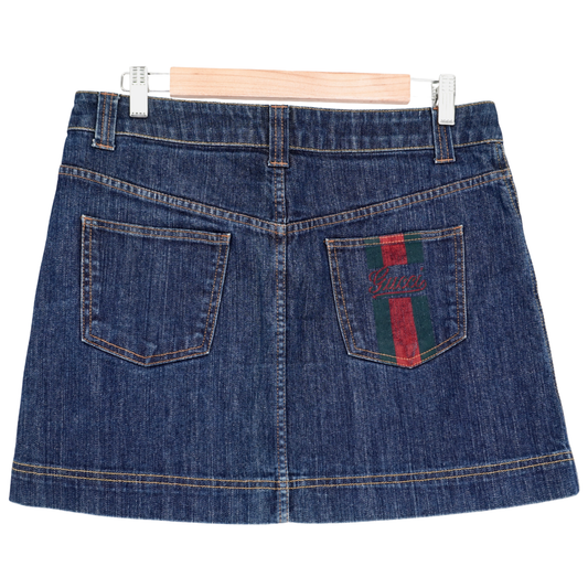 Falda Gucci Mezclilla