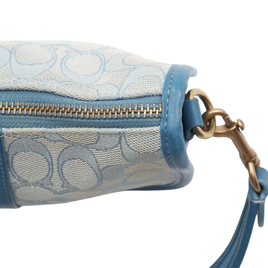 Bolsa Coach Swinger Bag in Signature Jacquard Azul