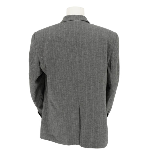 Suit Yves Saint Laurent fw peak lapel gray set