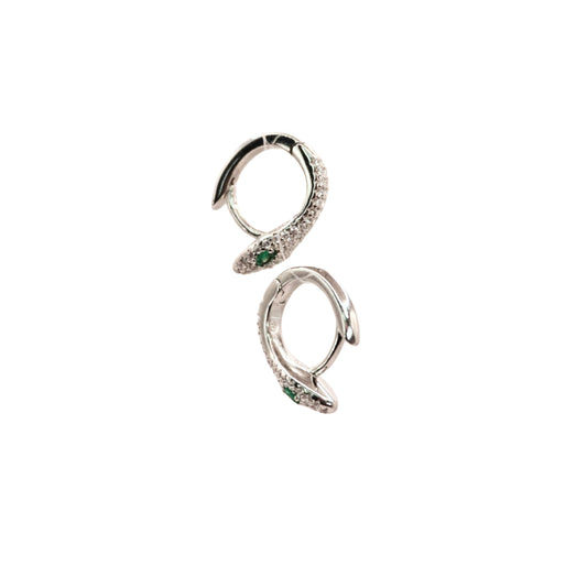 Aretes AMP Monaco Serpent Hoop Apm Monaco Plateado