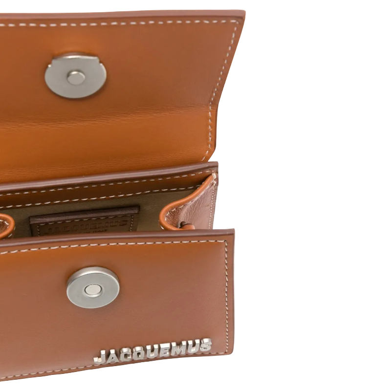 Bolsa Jacquemus Le Homme Mini Naranja Lisa Negro