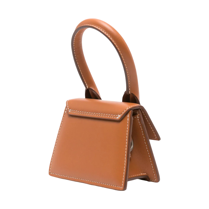 Bolsa Jacquemus Le Homme Mini Naranja Lisa Negro