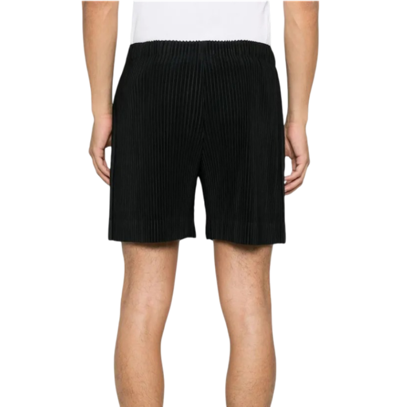 Shorts Homme Plissé Issey Miyake “Black Tailored Pleats 1” SS25