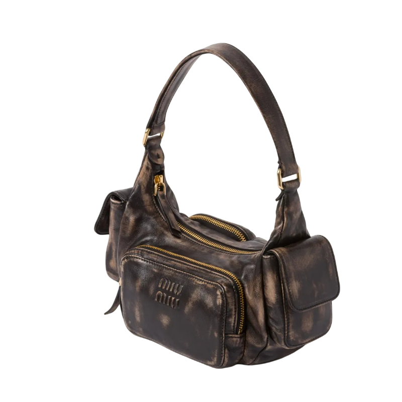 Bolsa Miu Miu Nappa Leather Pocket Bag