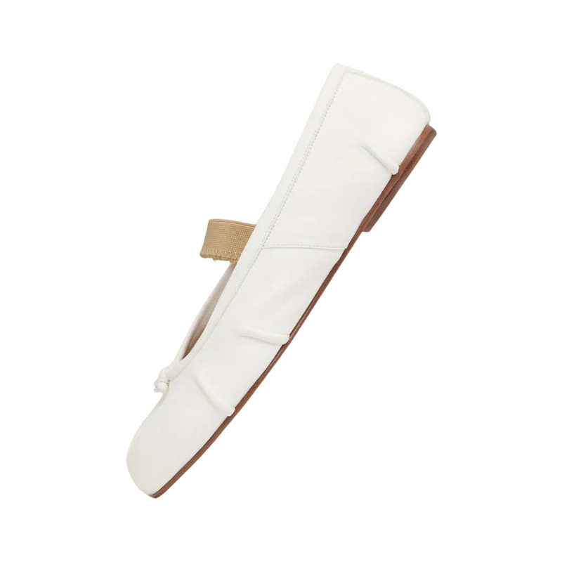 Bailarinas Flats Tabi De Piel Maison Margiela
