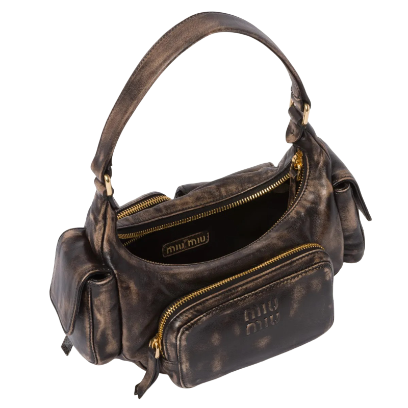 Bolsa Miu Miu Nappa Leather Pocket Bag