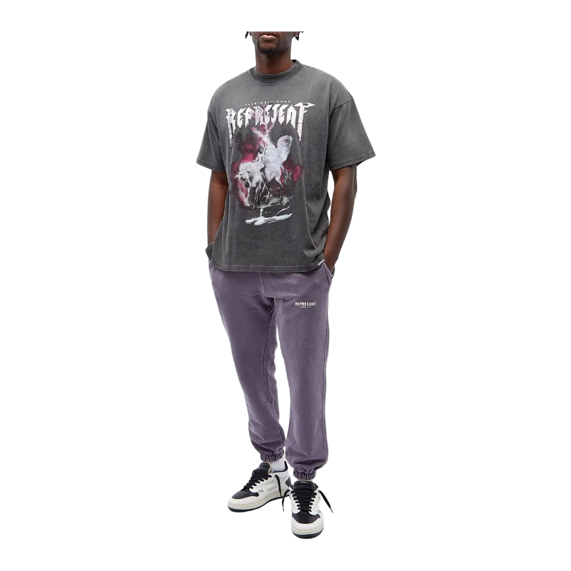 Playera Represent Take Me Higher Vintage Gris SS24