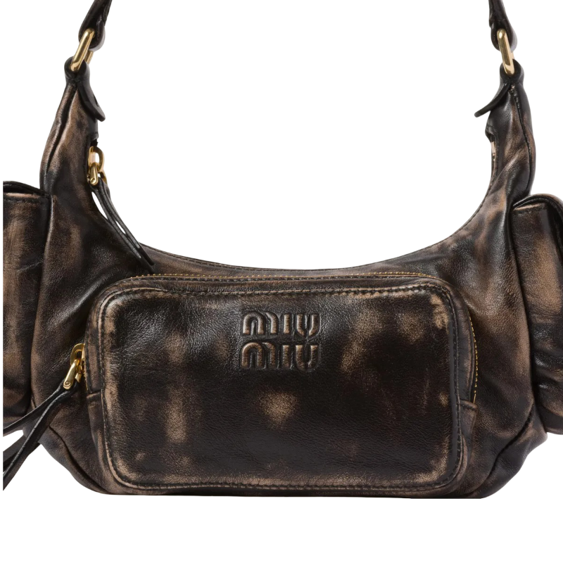 Bolsa Miu Miu Nappa Leather Pocket Bag