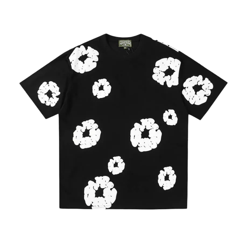 Playera Denim Tears Wreath Black SS24