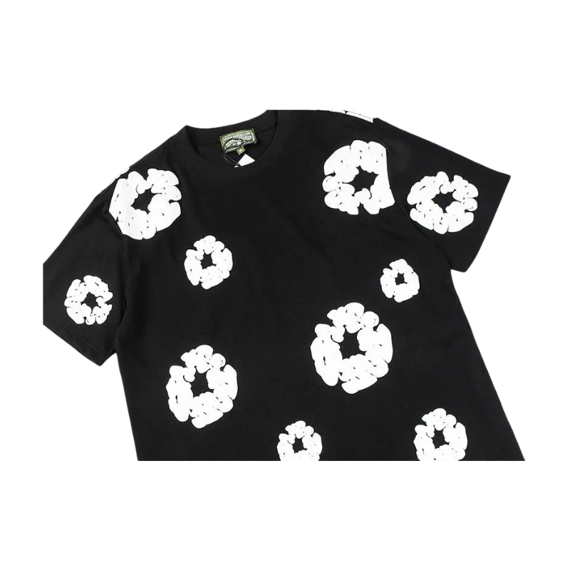 Playera Denim Tears Wreath Black SS24