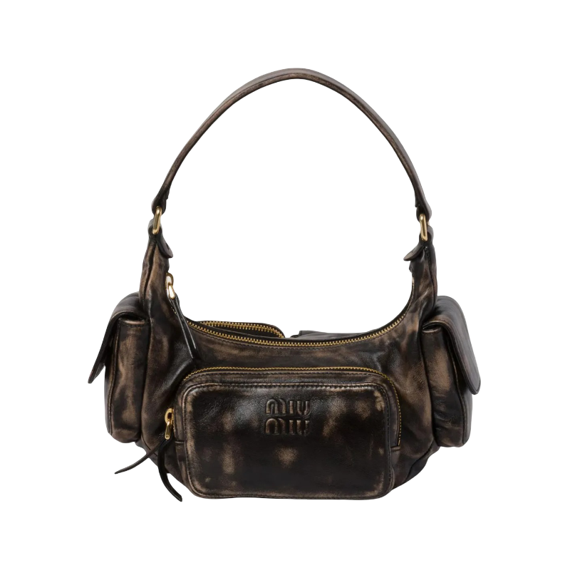Bolsa Miu Miu Nappa Leather Pocket Bag