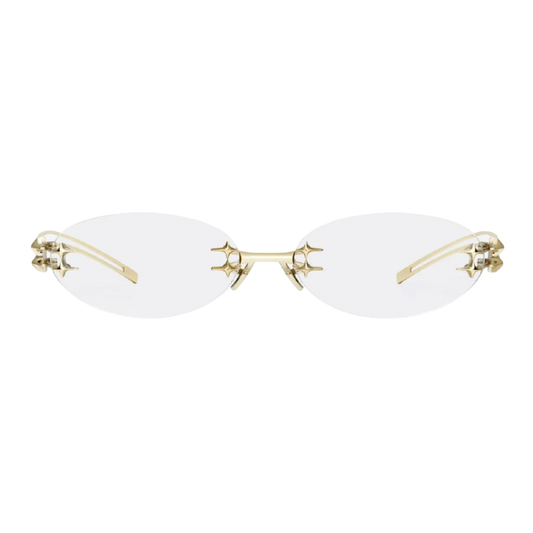 Gentle Monster Lentes Oftálmicos Rimless Dorados