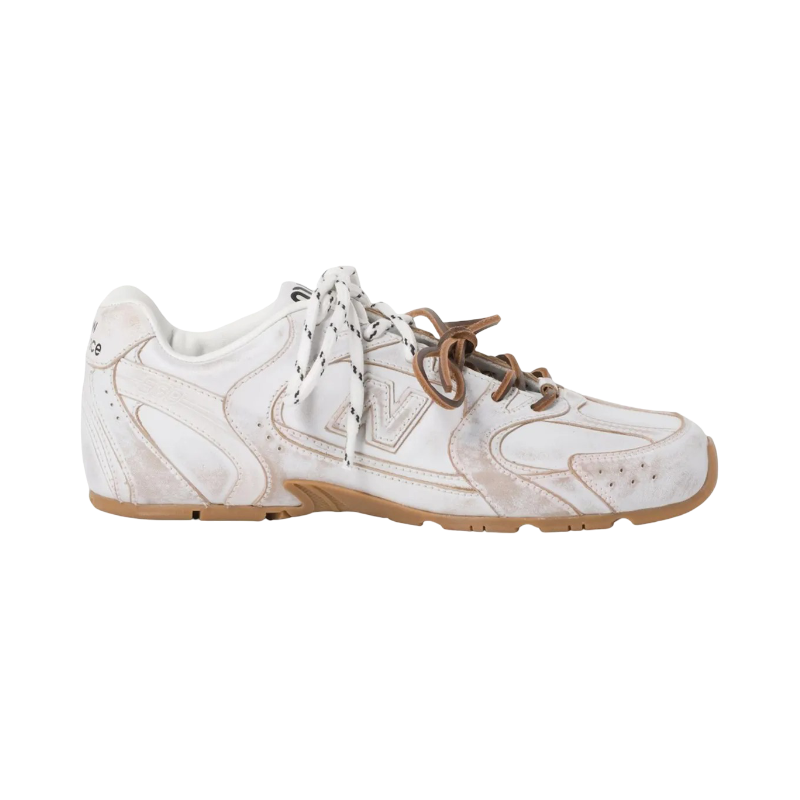 Tenis Miu Miu 530 Sl Suede Sneakers White