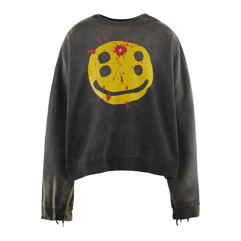 Saint Michael X Cactus Plant Flea Market Smiley Sweatshirt FW23