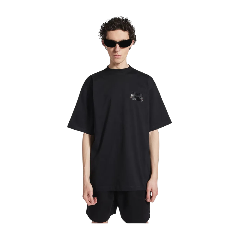 Playera Balenciaga Gaffer Oversized SS24