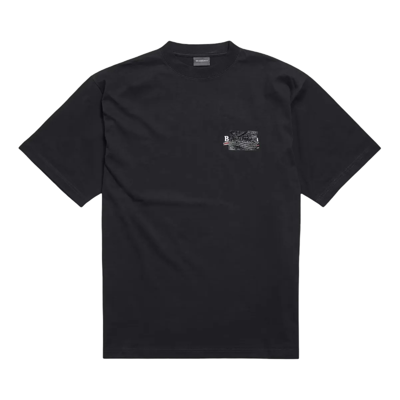 Playera Balenciaga Gaffer Oversized SS24