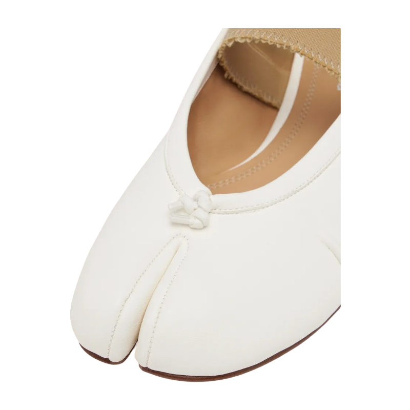 Bailarinas Flats Tabi De Piel Maison Margiela