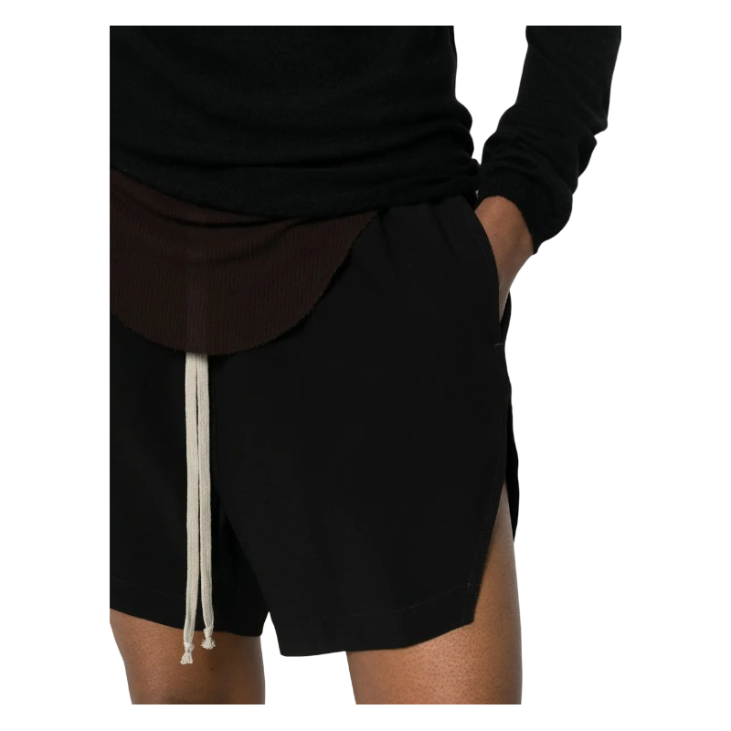 Shorts Rick Owens Drawstring-waist Side-slit SS25