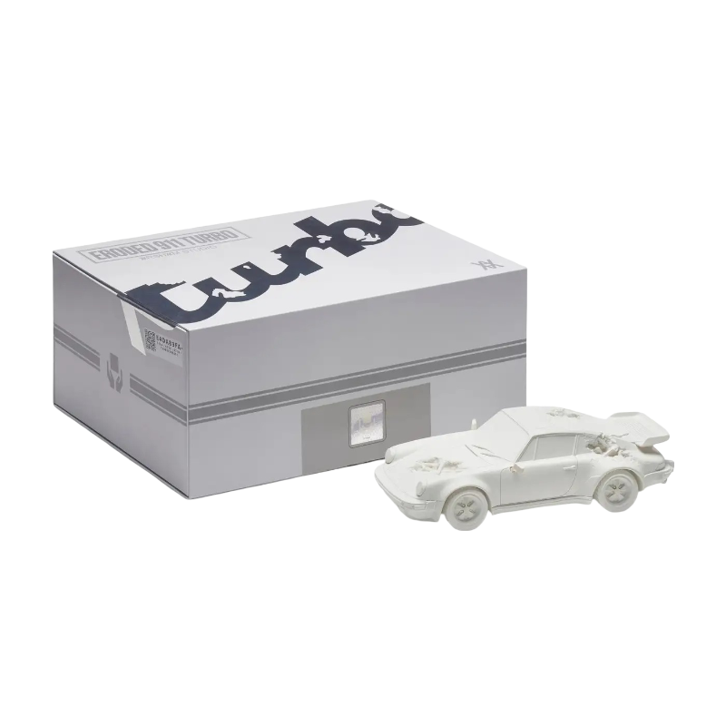 Daniel Arsham Porsche 911 Turbo "Eroded" Blanco