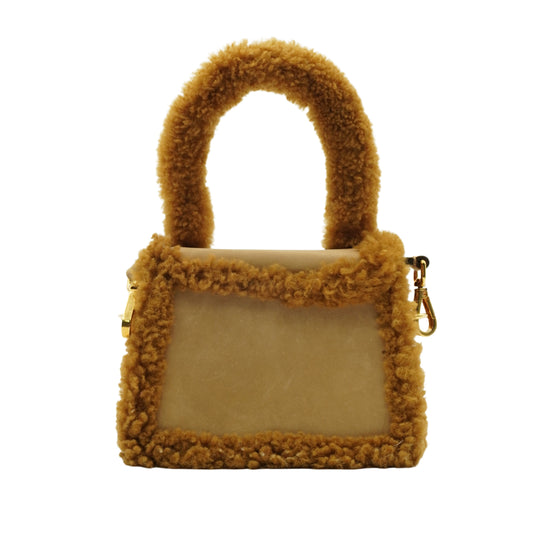 Bolsa Jacquemus Le Chiquito Montagne Shearling