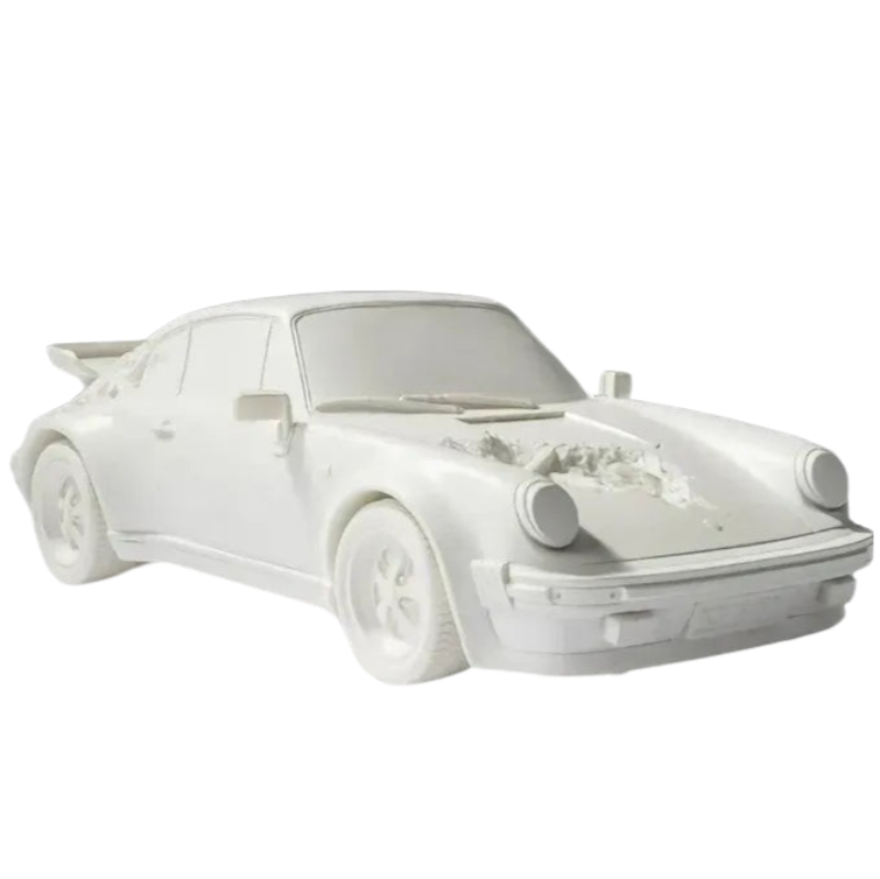 Daniel Arsham Porsche 911 Turbo "Eroded" Blanco