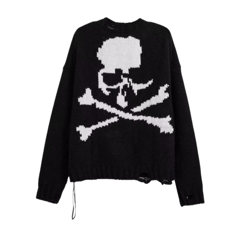 Mastermind World Knitted Skull Sweater