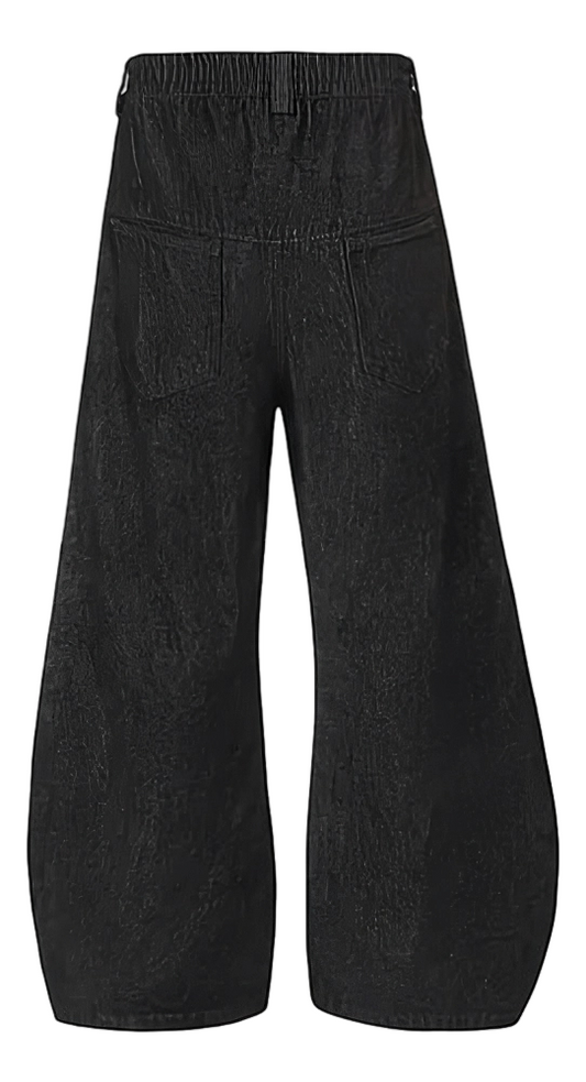 Pantalón Deconstructed Rivet Scimitar Jeans Negro Nice