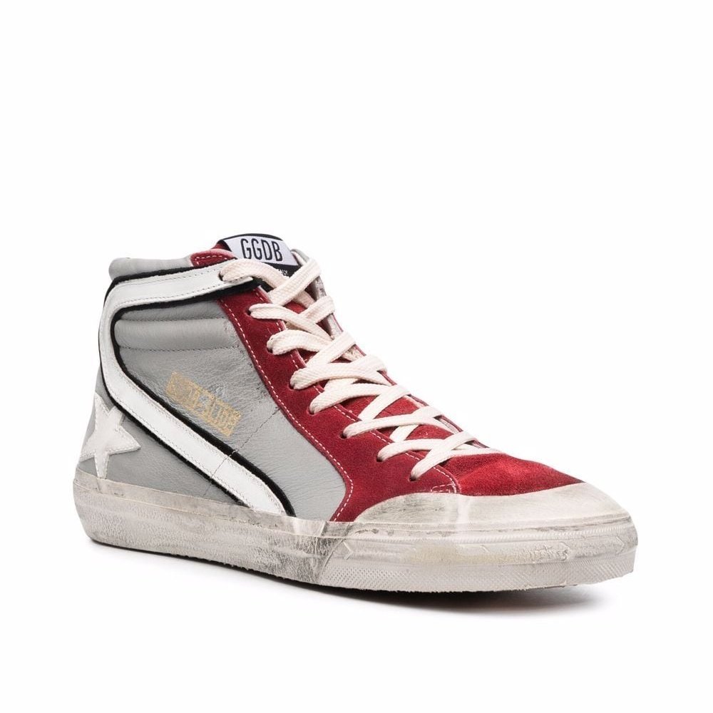 Slide high-top sneakers