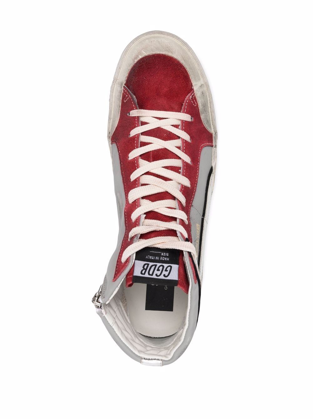 Slide high-top sneakers