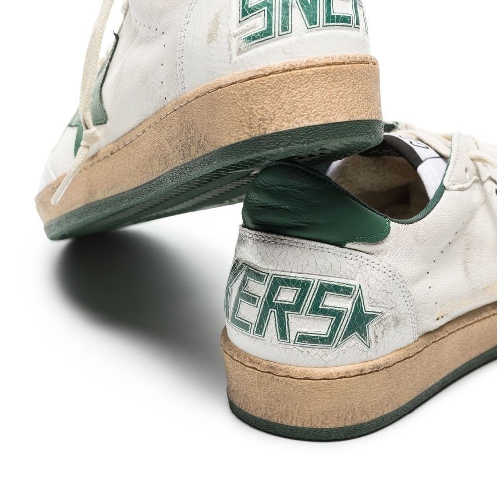 star-patch lace-up sneakers