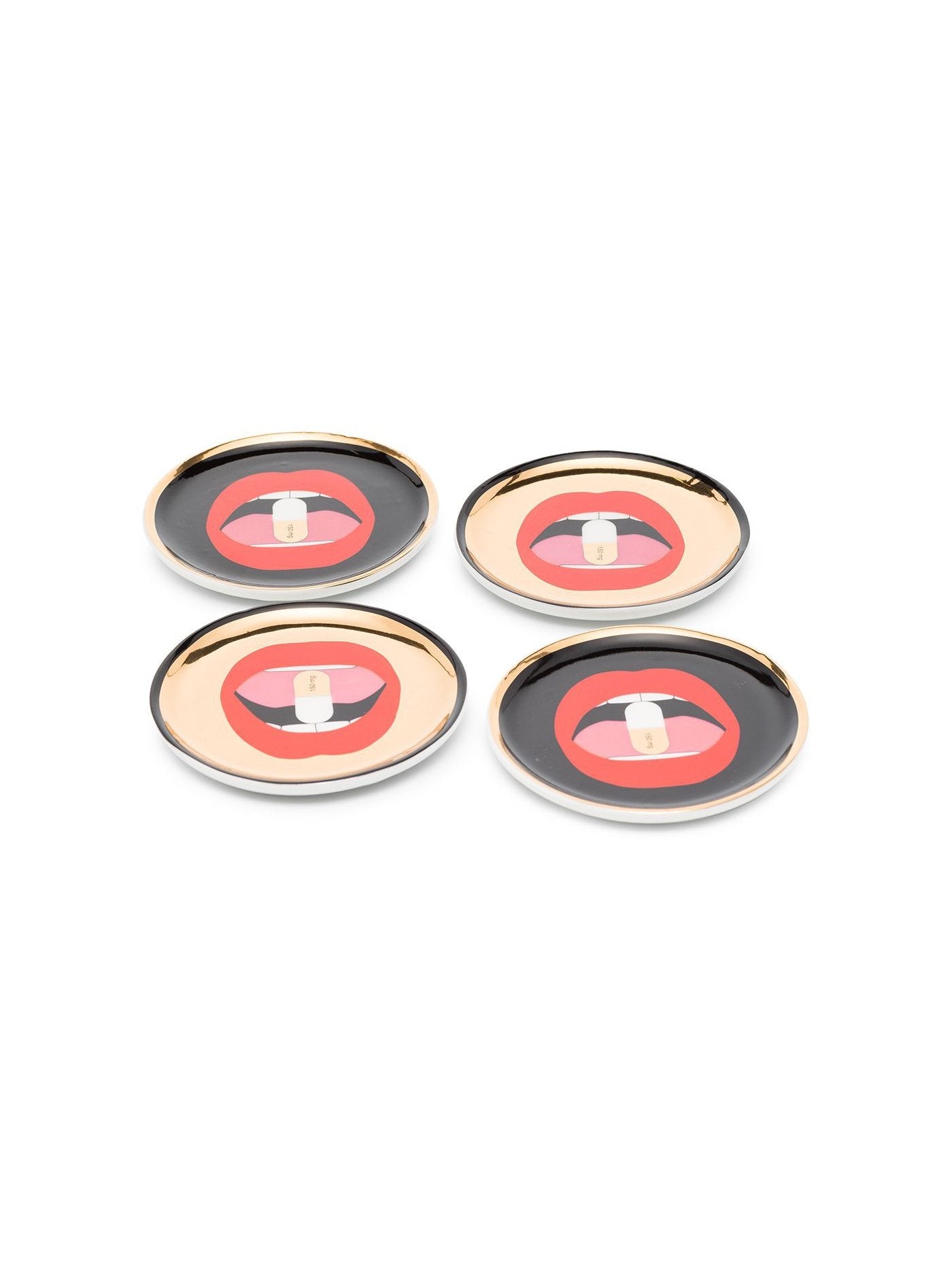 Juego de cuatro posavasos Full Dose Coaster