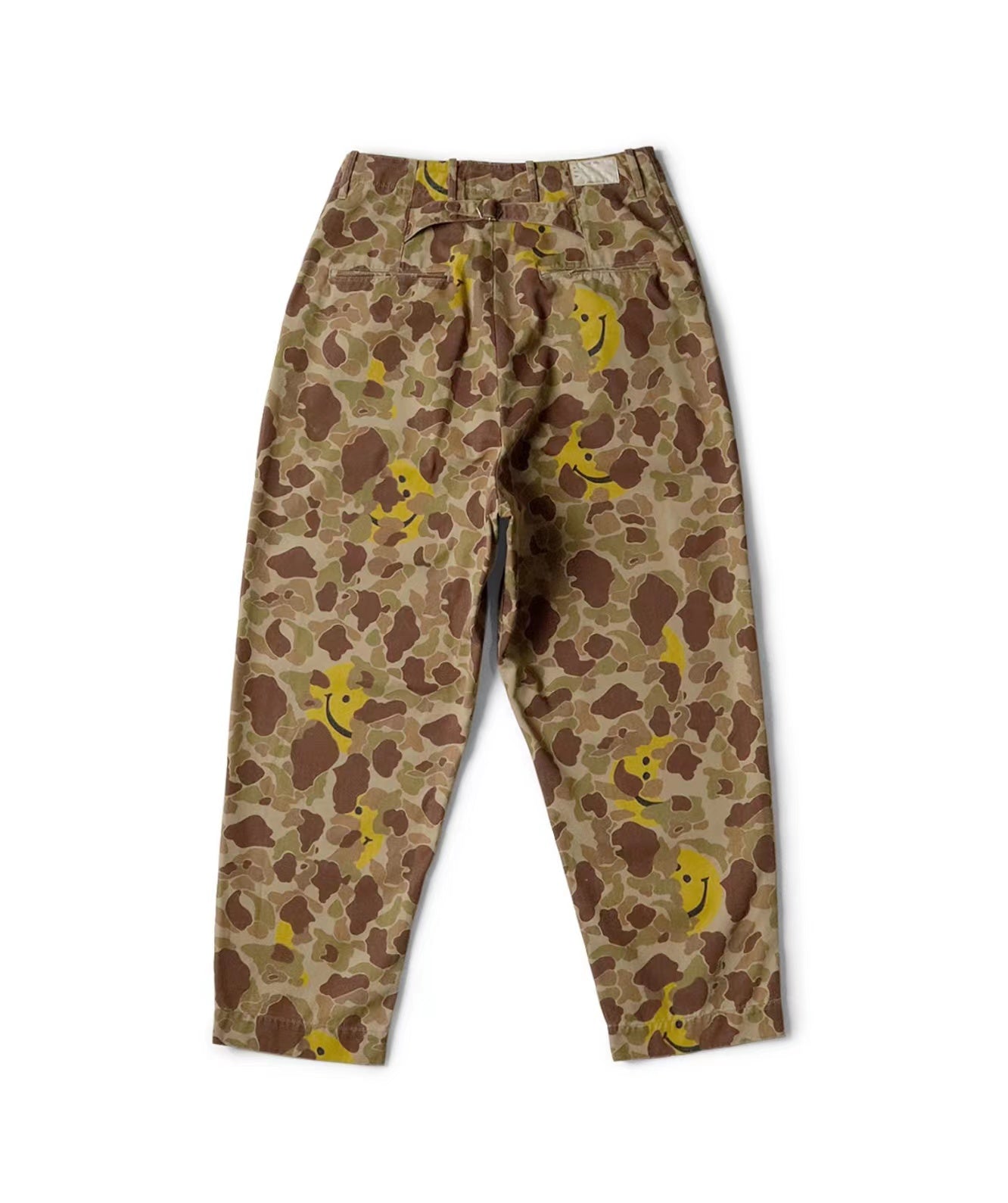 8Oz Denim FOLK-DOJO Embroidery Easy Pants - Camo
