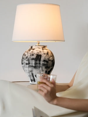 Linen Wabi sabi Lamp