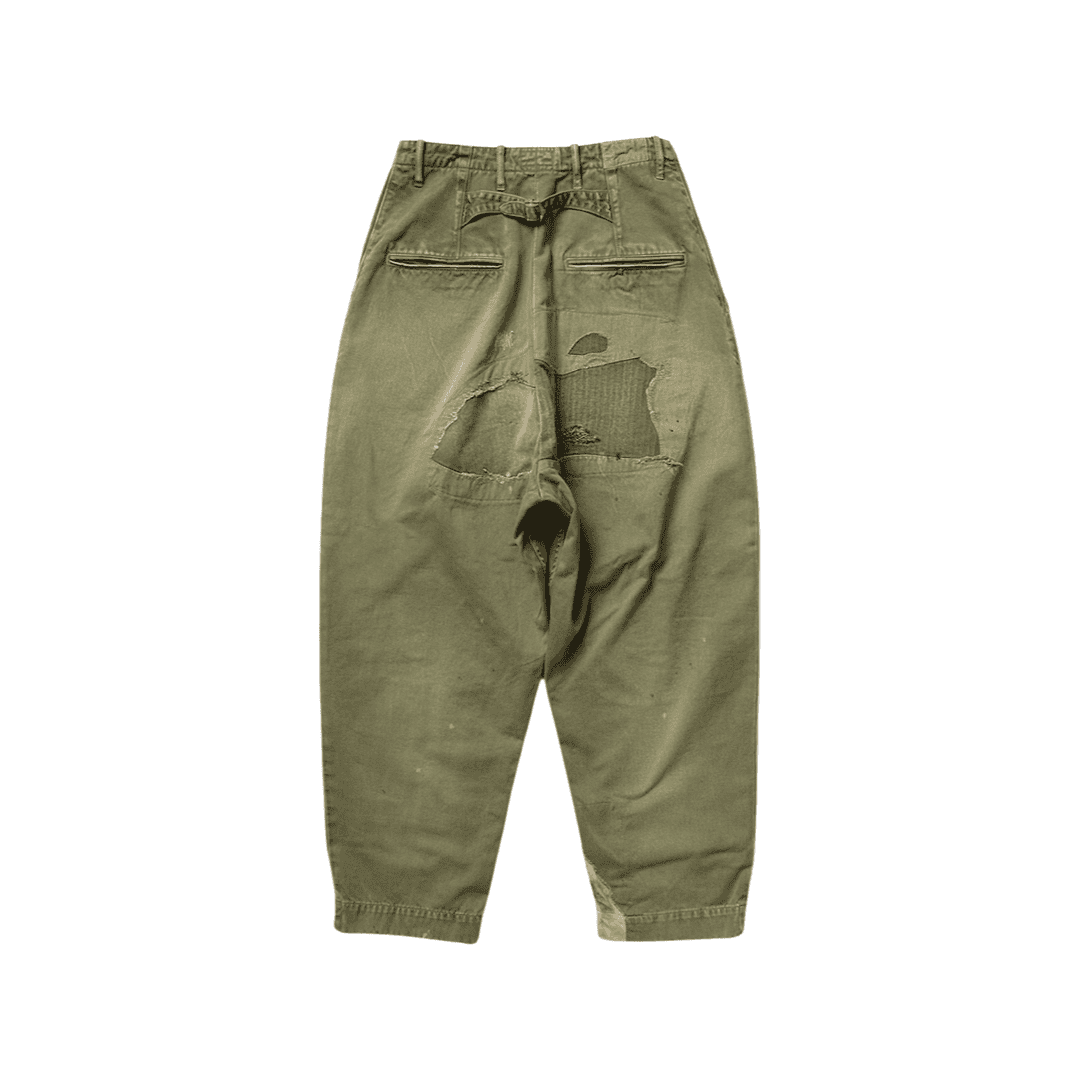 Peluca Leñador Dañado Cintura Alta Pantalones Neem