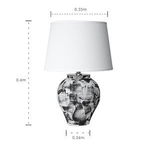 Linen Wabi sabi Lamp